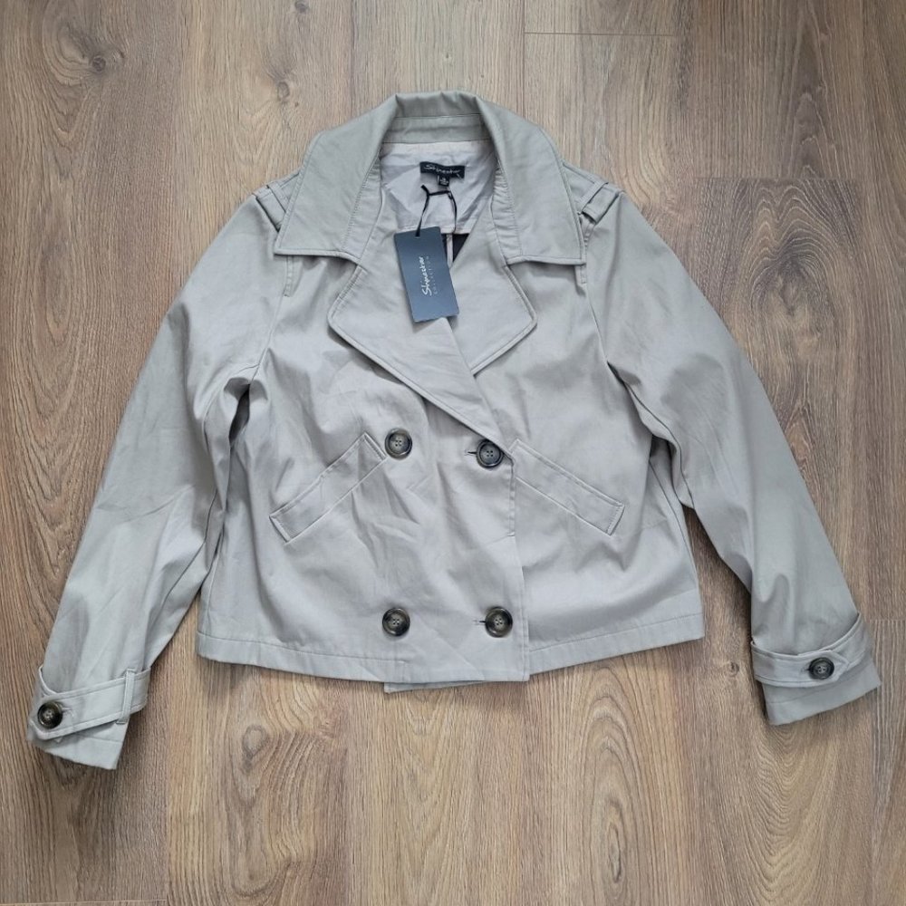 NWOT!  Shinestar trench jacket size XL